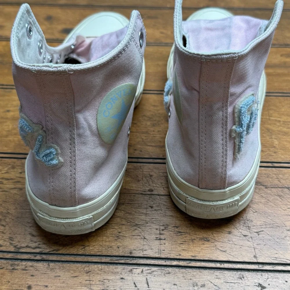 Converse Golf le Fleur Chuck‎ 70 High Top Pink Chenille 167478C Mens 6 Womens 8